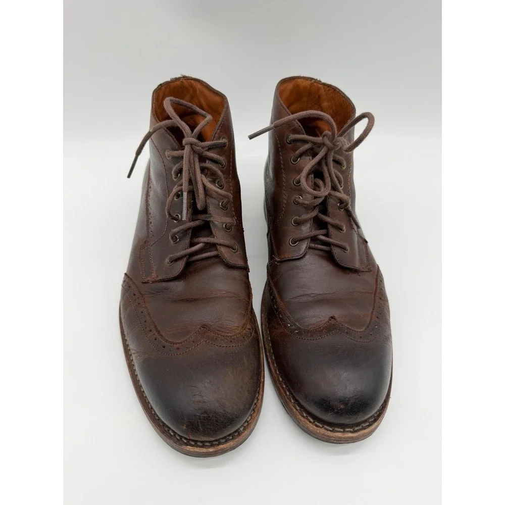 Wolverine 1000 Mile Mens Brown Leather Wingtip Chukka Boots W40384 Size 8 D